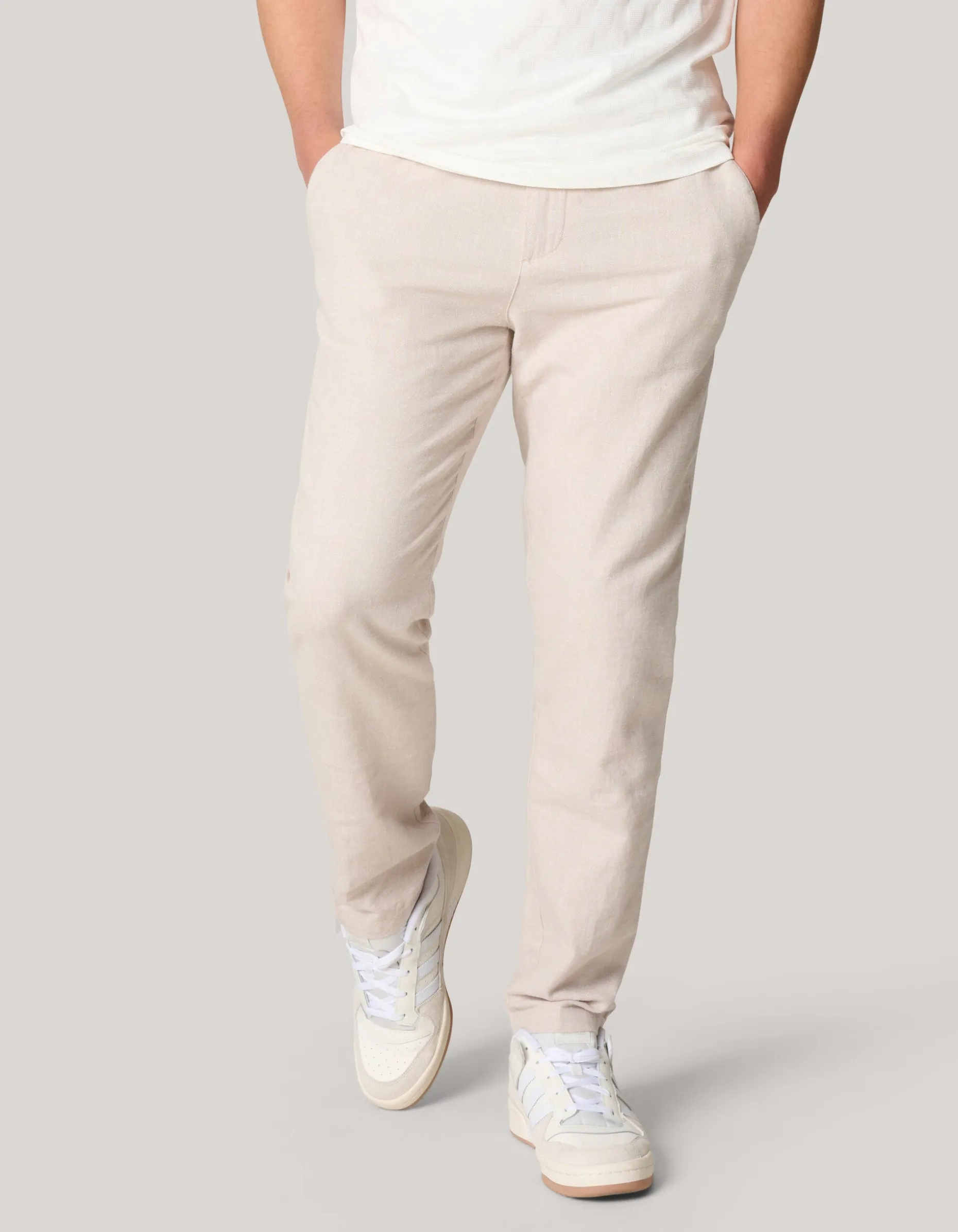Linnen Broek Beige