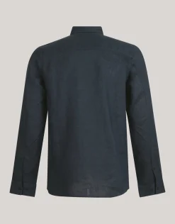 Linnen Overhemd Zwart