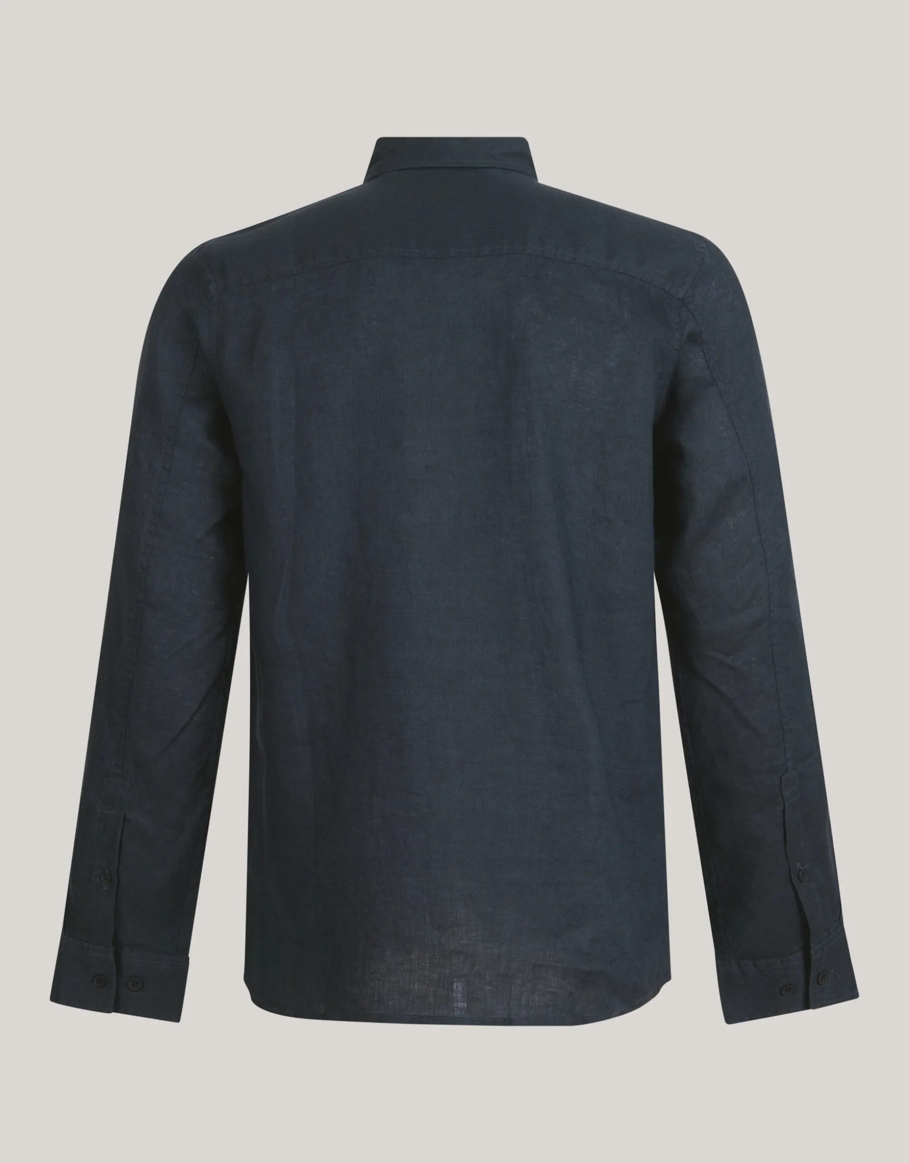 Linnen Overhemd Zwart