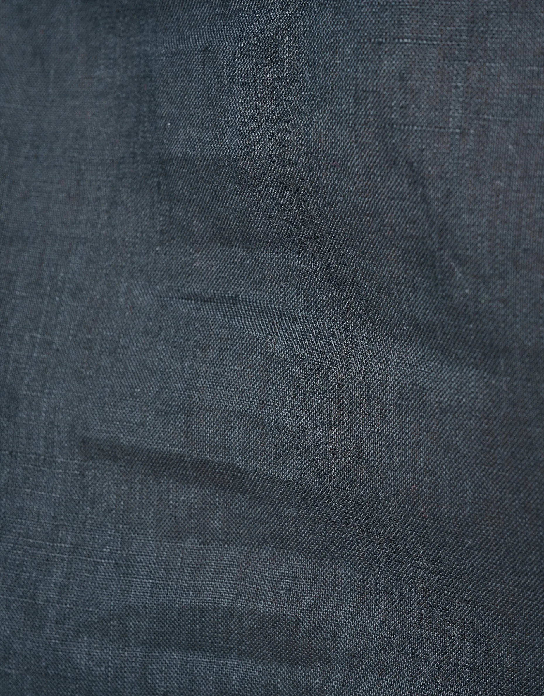 Linnen Overhemd Zwart