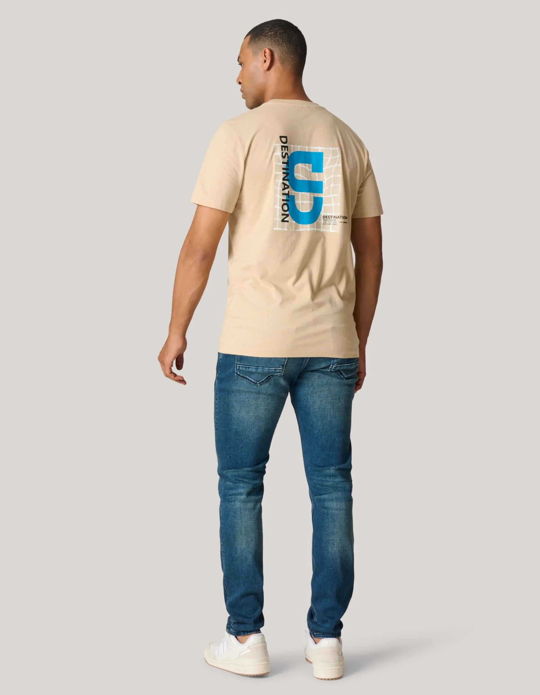 Logo T-shirt Beige