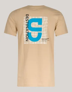Logo T-shirt Beige