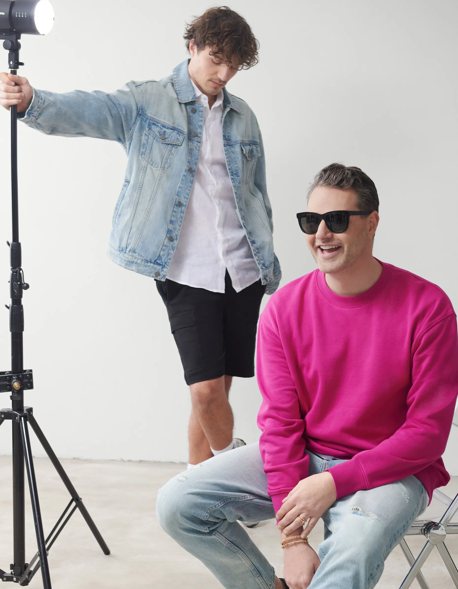 Loose Fit Jeans Bleached L30 By Fred