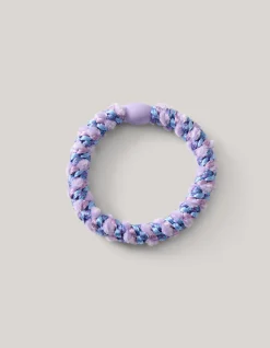 Lurex Haarelastiek Lichtpaars