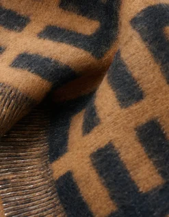 Lurex Sjaal Lichtbruin