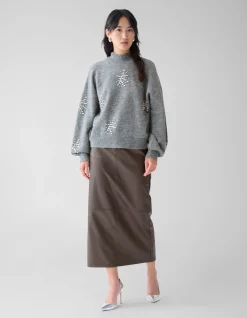 Maxi Rok Bruin By Fred