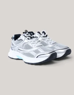 Mesh Sneakers Zilver