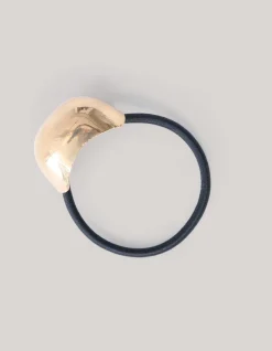 Metal Detail Elastiek Goud
