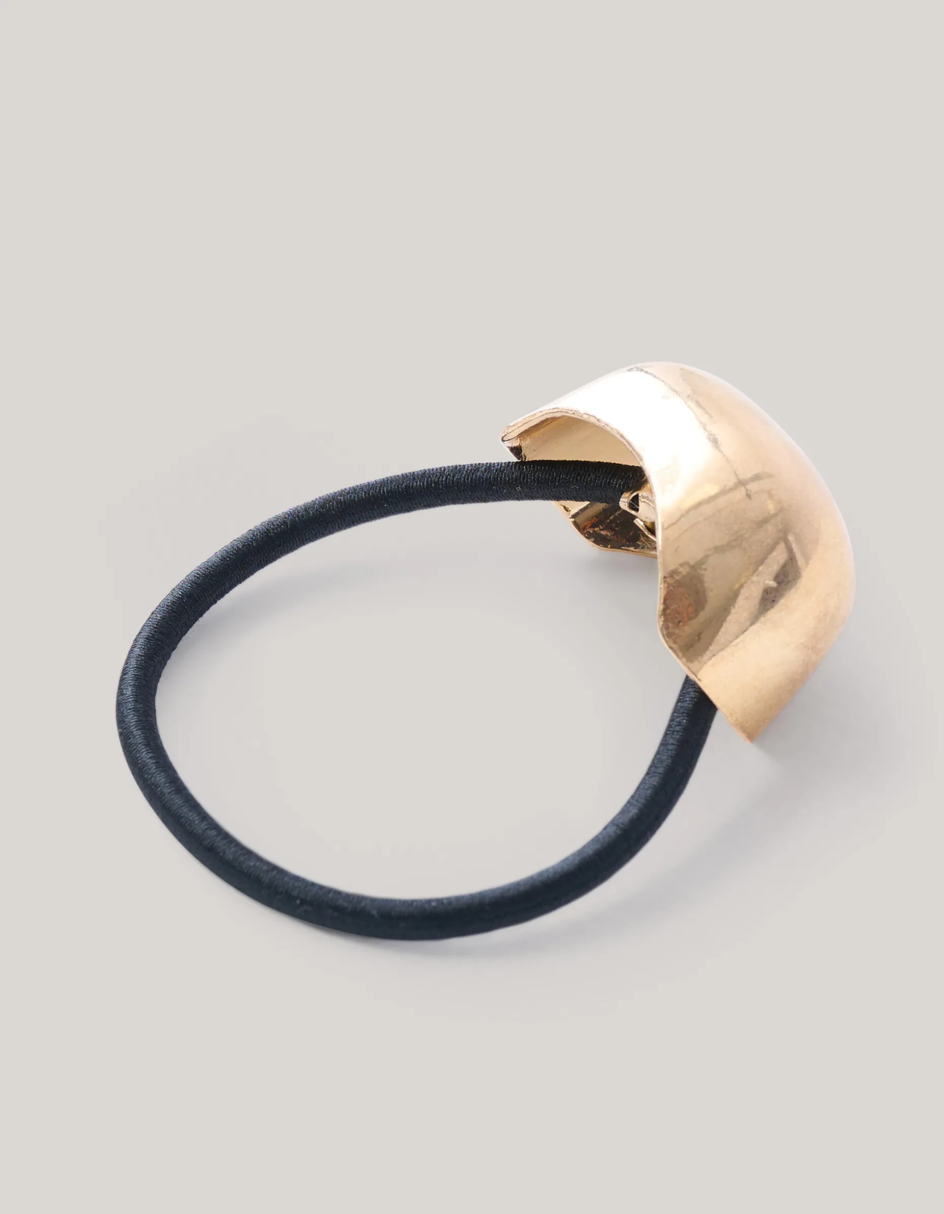 Metal Detail Elastiek Goud