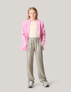 Metallic Broek Zilver