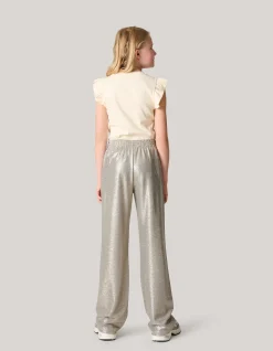 Metallic Broek Zilver
