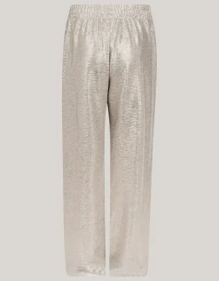 Metallic Broek Zilver
