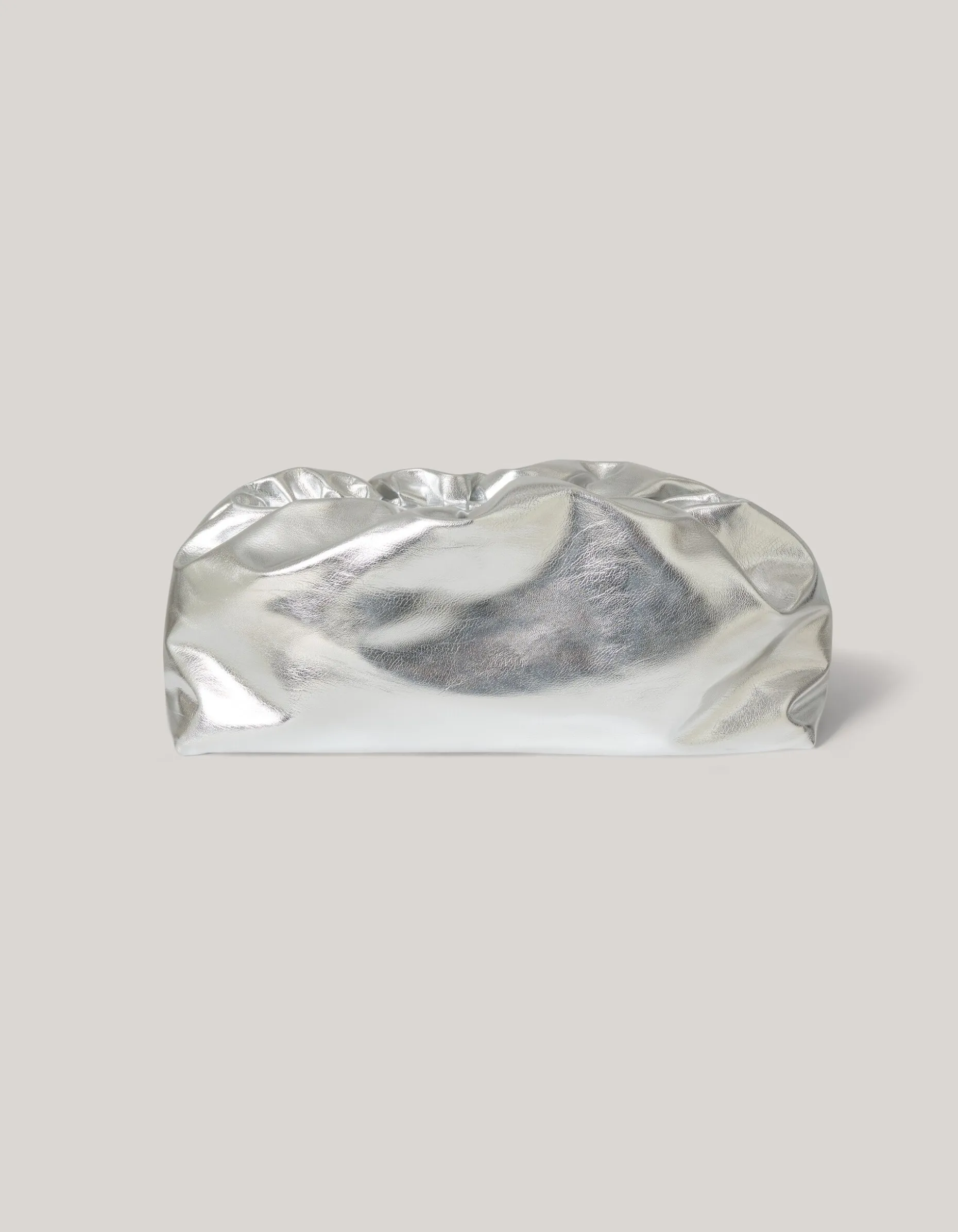 Metallic Clutch Zilver