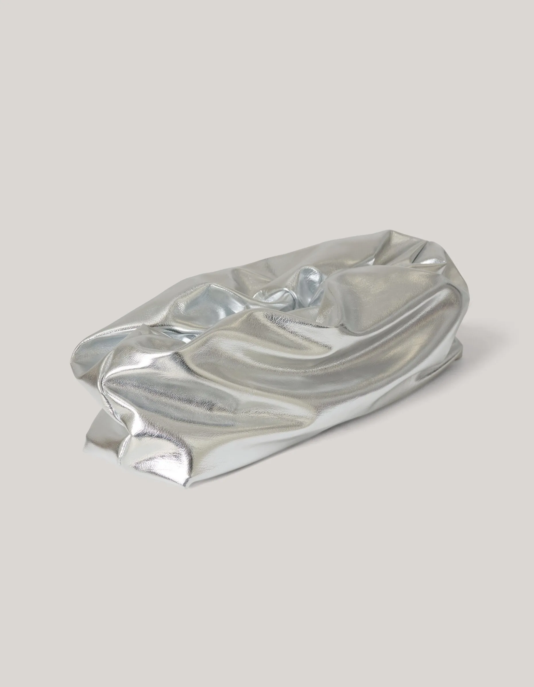 Metallic Clutch Zilver