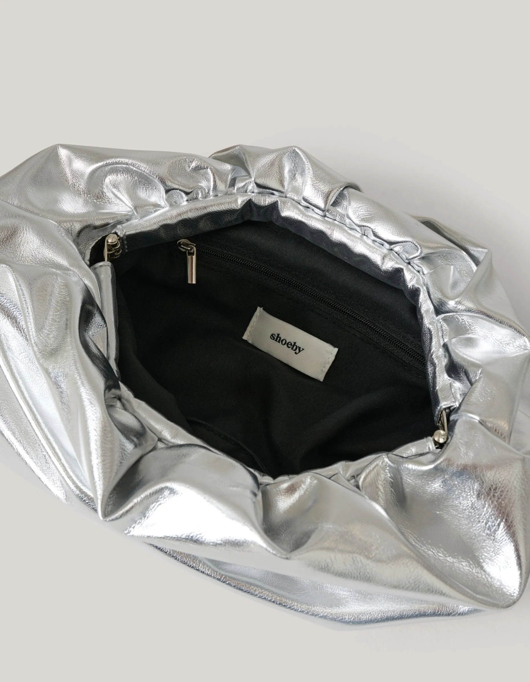 Metallic Clutch Zilver