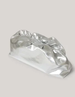 Metallic Clutch Zilver