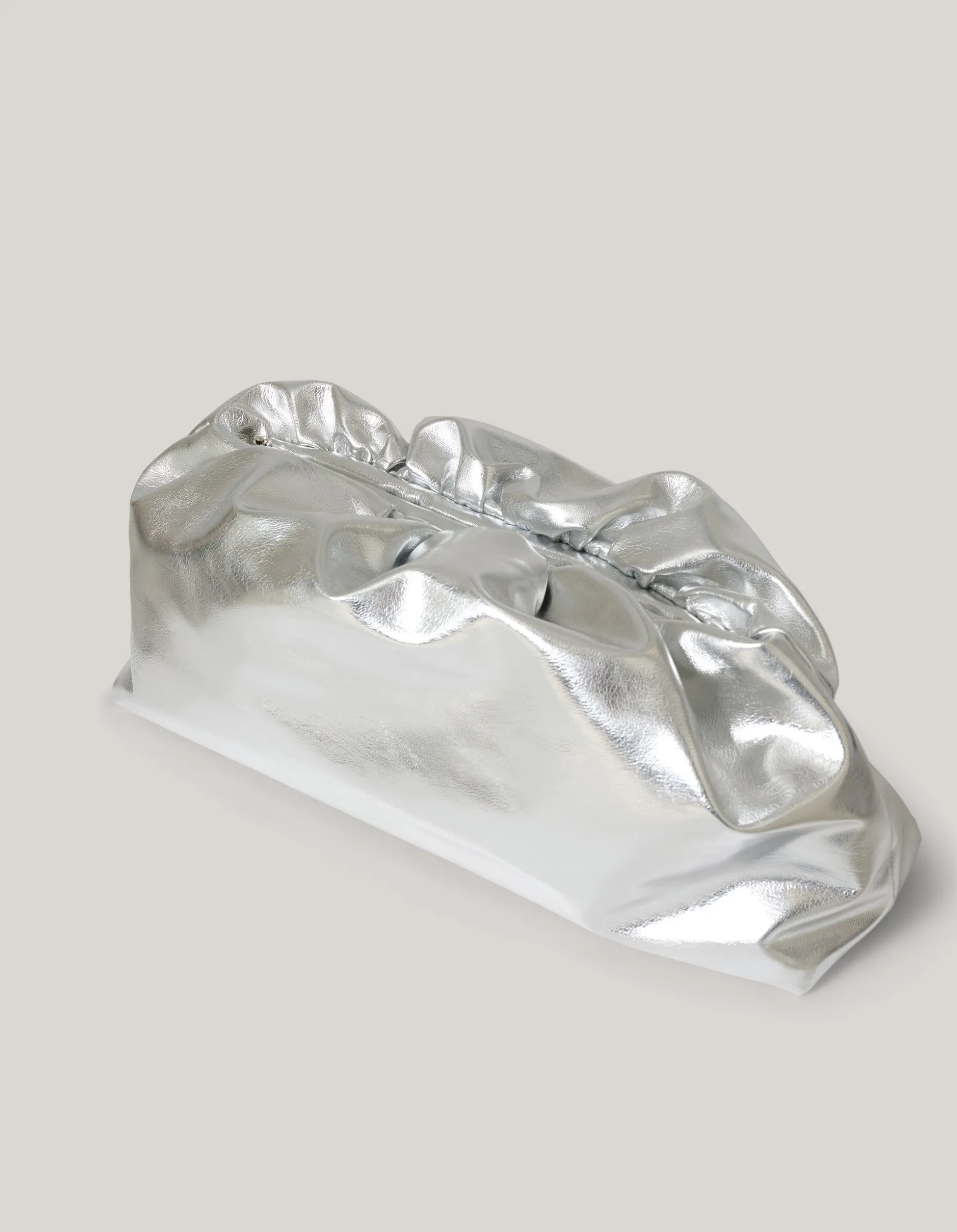Metallic Clutch Zilver
