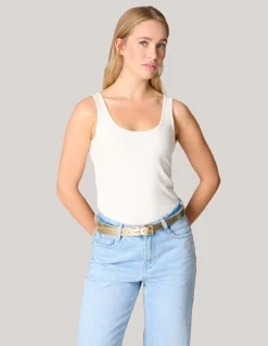 Metallic Croco Riem Goud