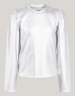 Metallic Longsleeve Zilver