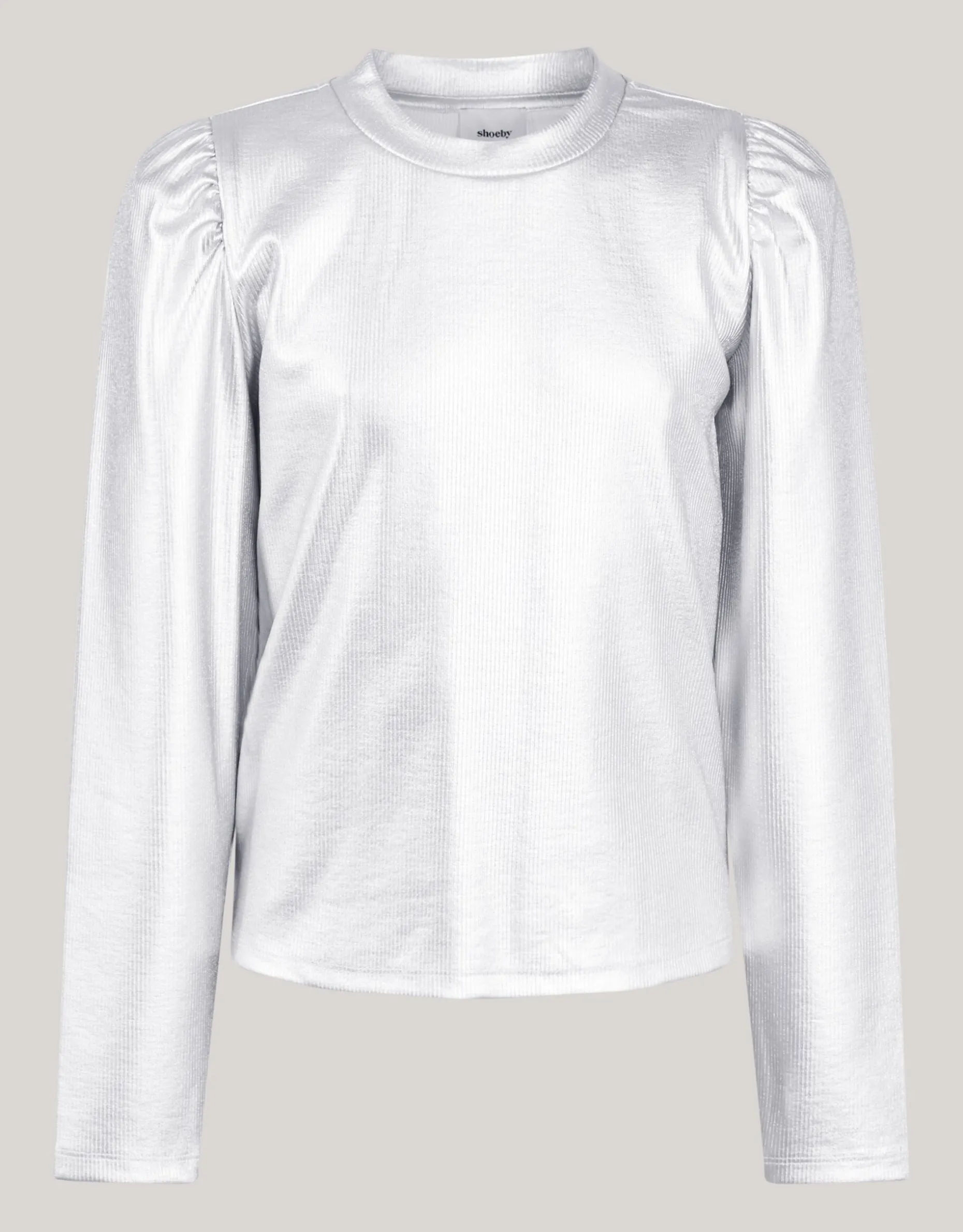 Metallic Longsleeve Zilver