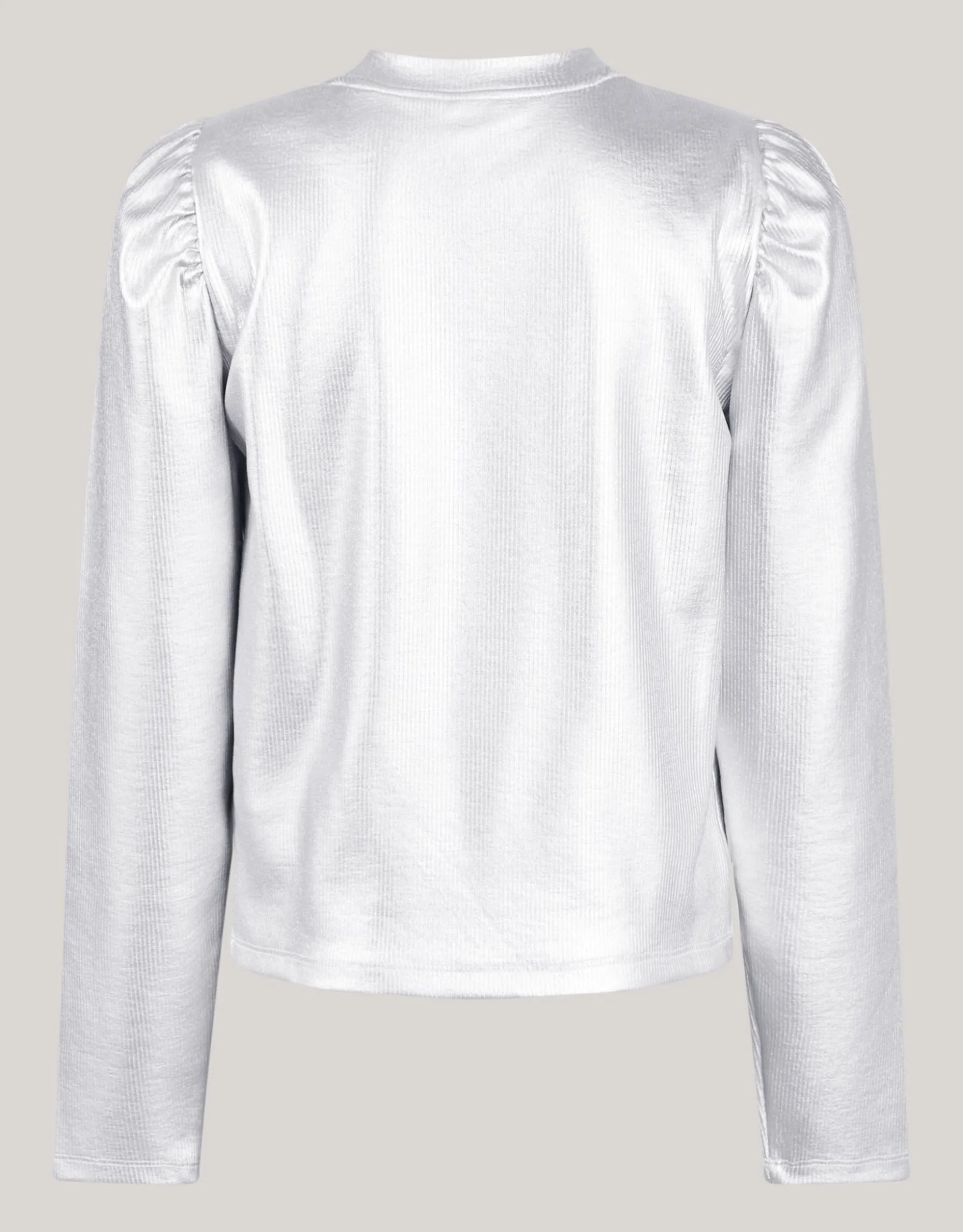 Metallic Longsleeve Zilver