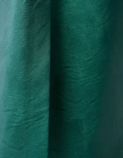 Metallic Maxi Rok Groen By Mieke