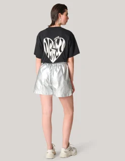 Metallic Short Zilver