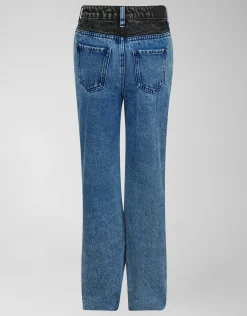 Mixed Straight Fit Jeans Mediumstone