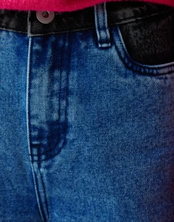 Mixed Straight Fit Jeans Mediumstone