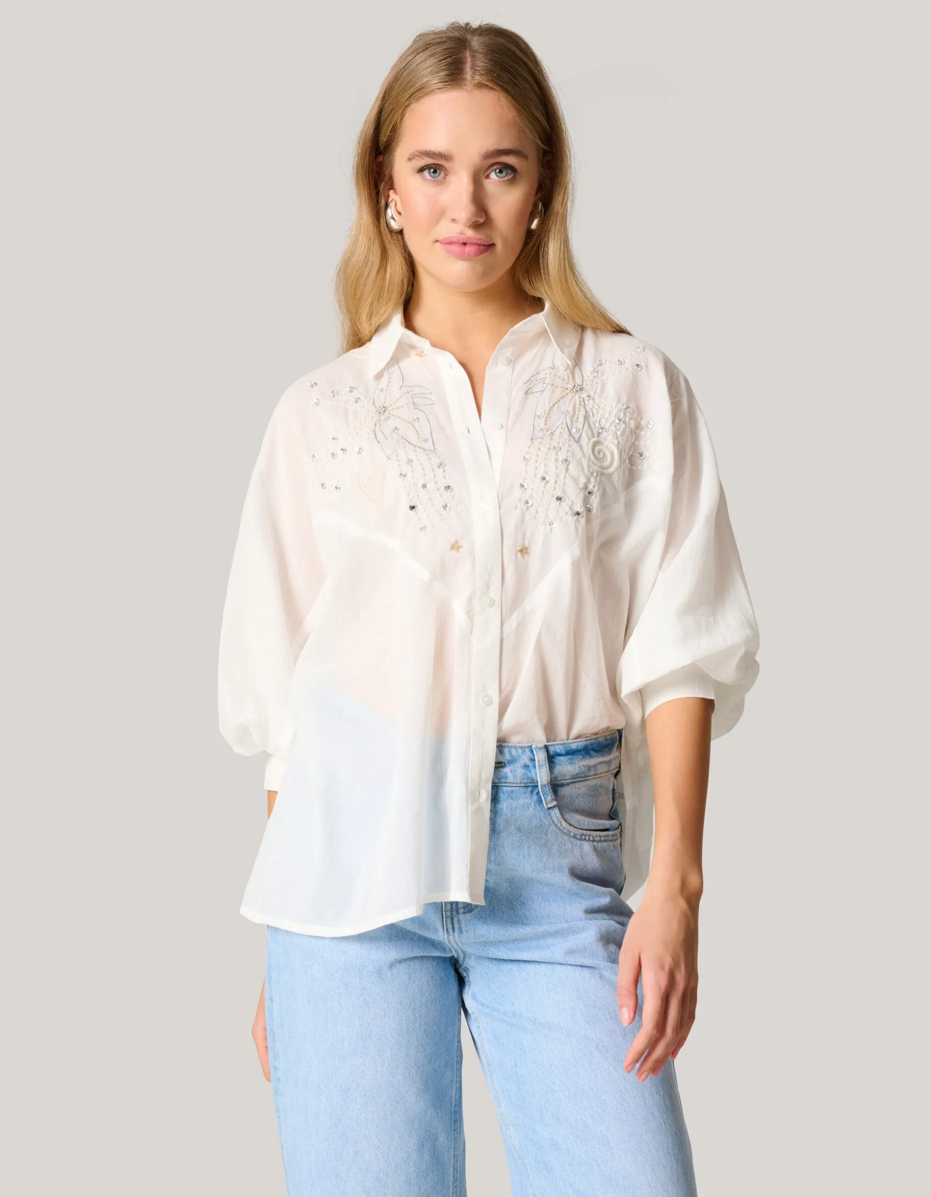 Multi Embroidery Blouse Wit