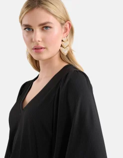 Multi Heart oorbellen Beige