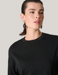 Oval Stoned Oorbellen Goud