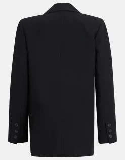 Oversized Basis Blazer Zwart