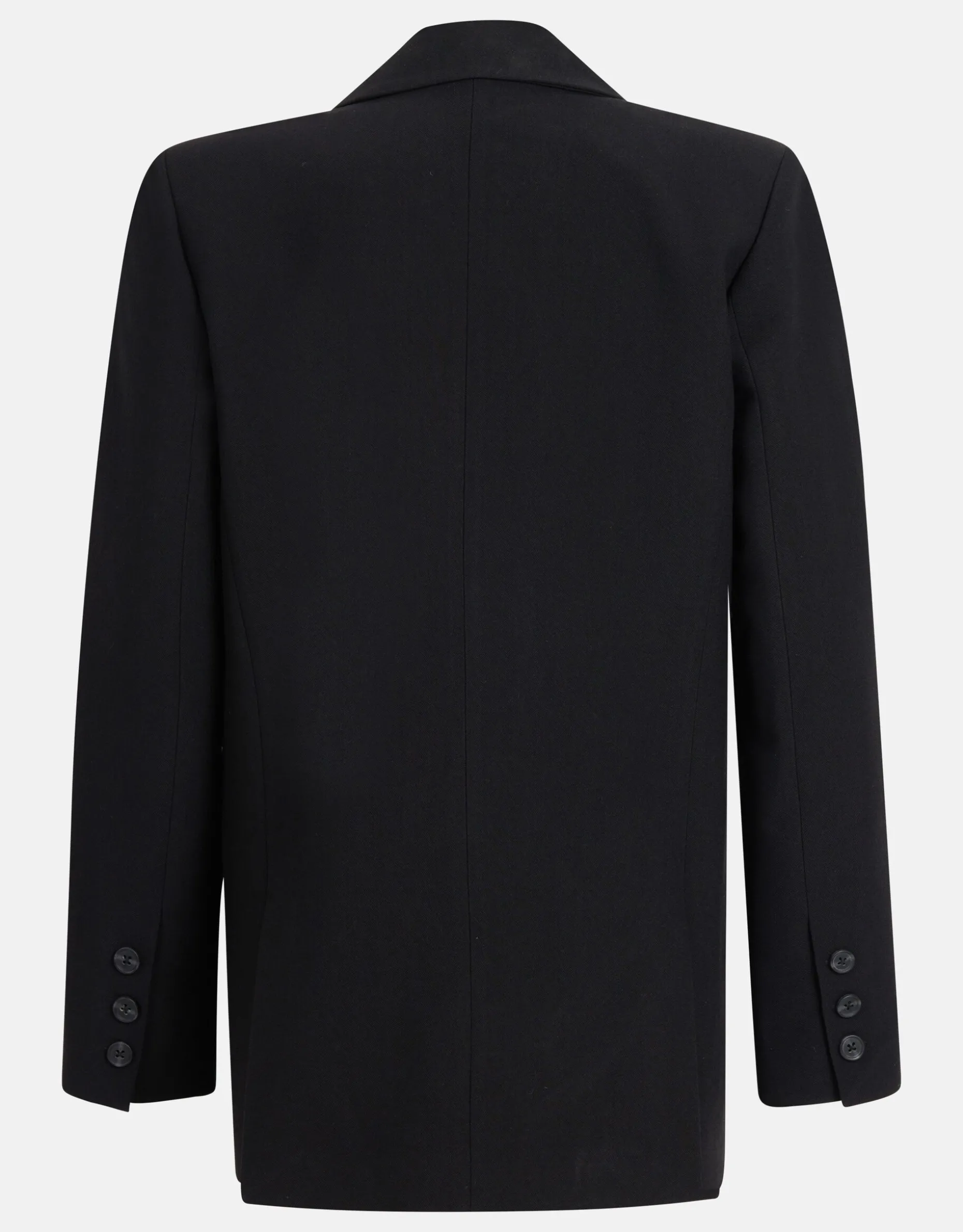 Oversized Basis Blazer Zwart