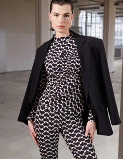 Oversized Basis Blazer Zwart