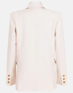 Oversized Blazer Gebroken Wit