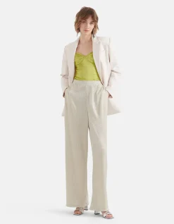 Oversized Blazer Gebroken Wit