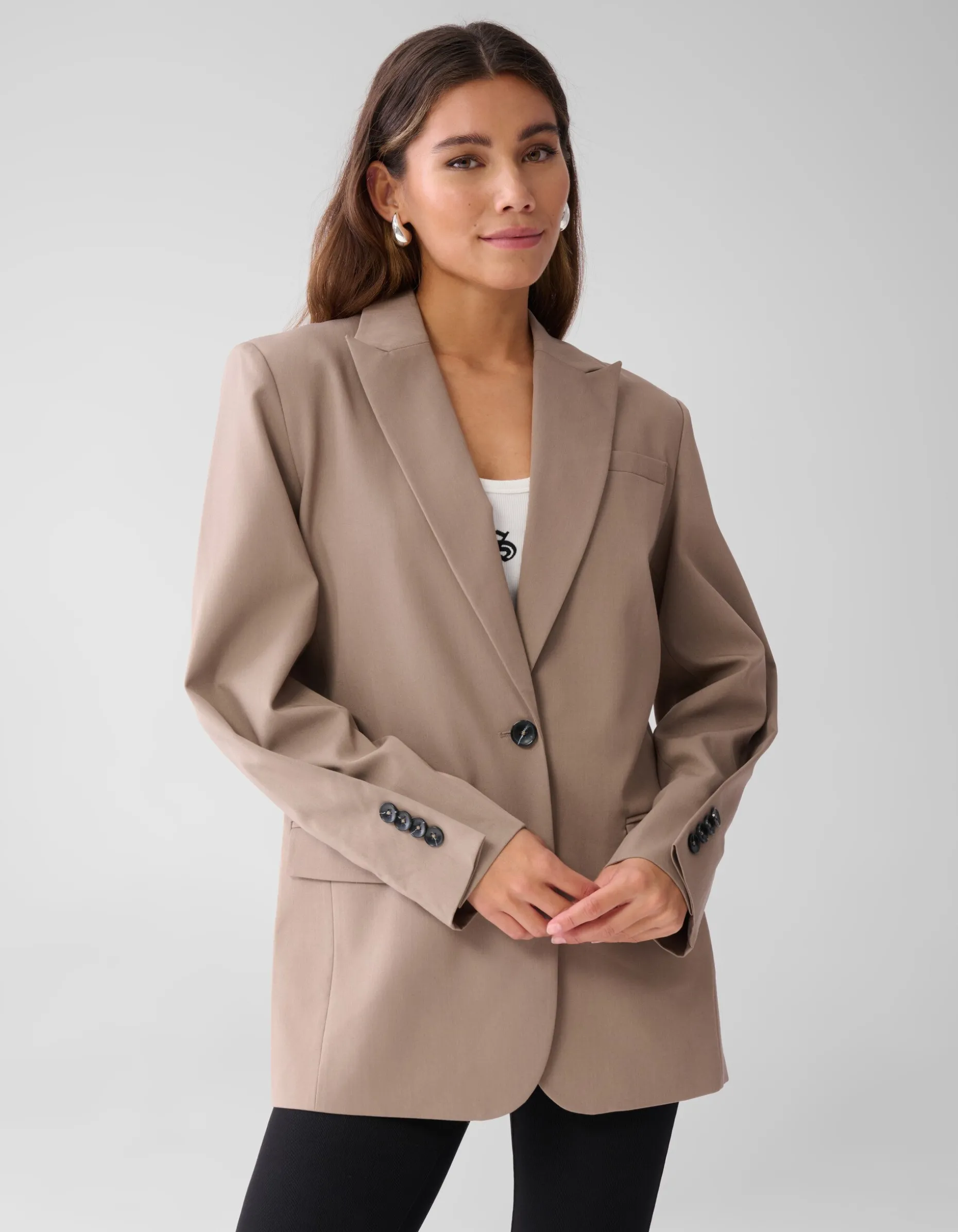 Oversized Clean Blazer Bruin