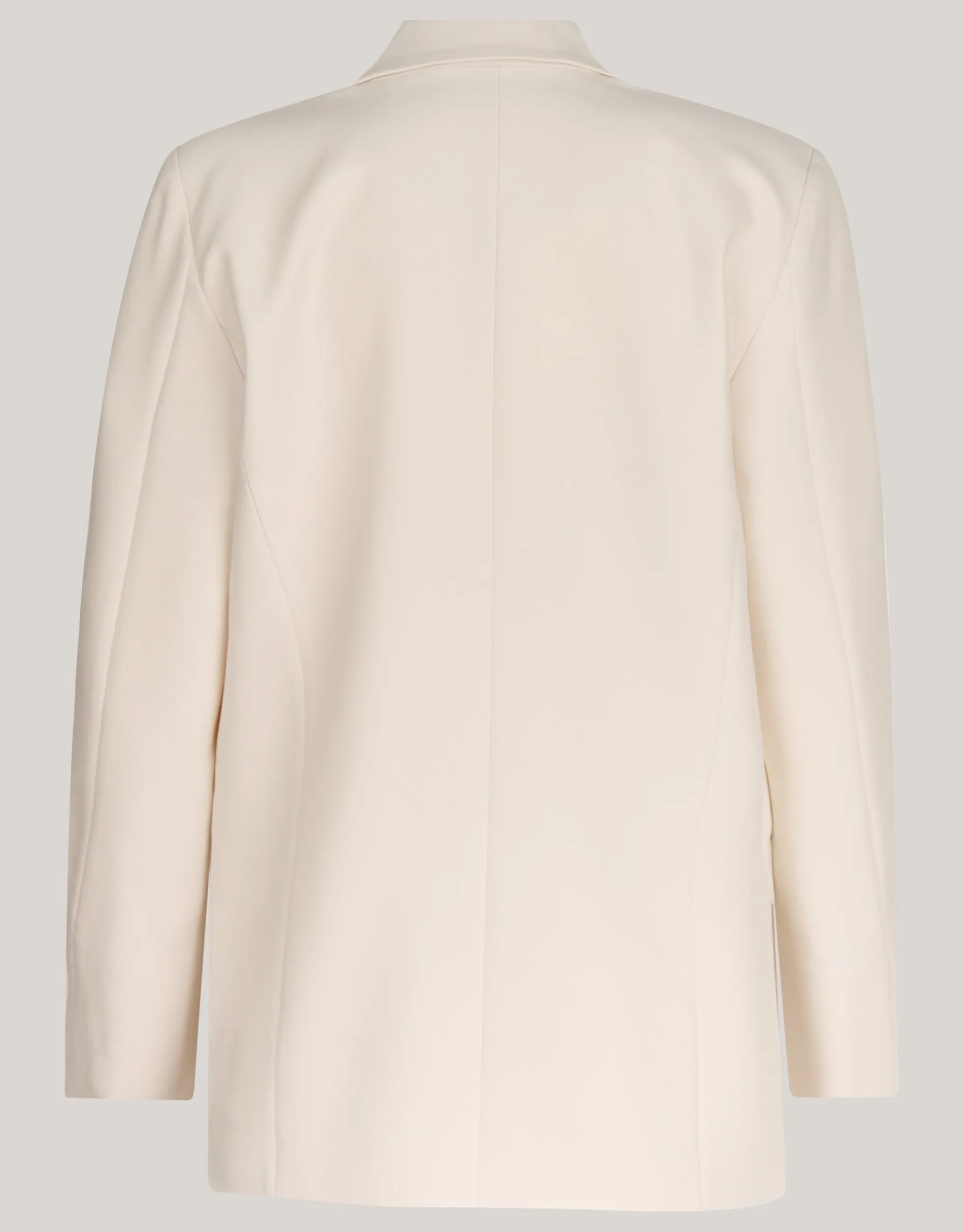 Oversized Deconstructed Blazer Gebroken Wit