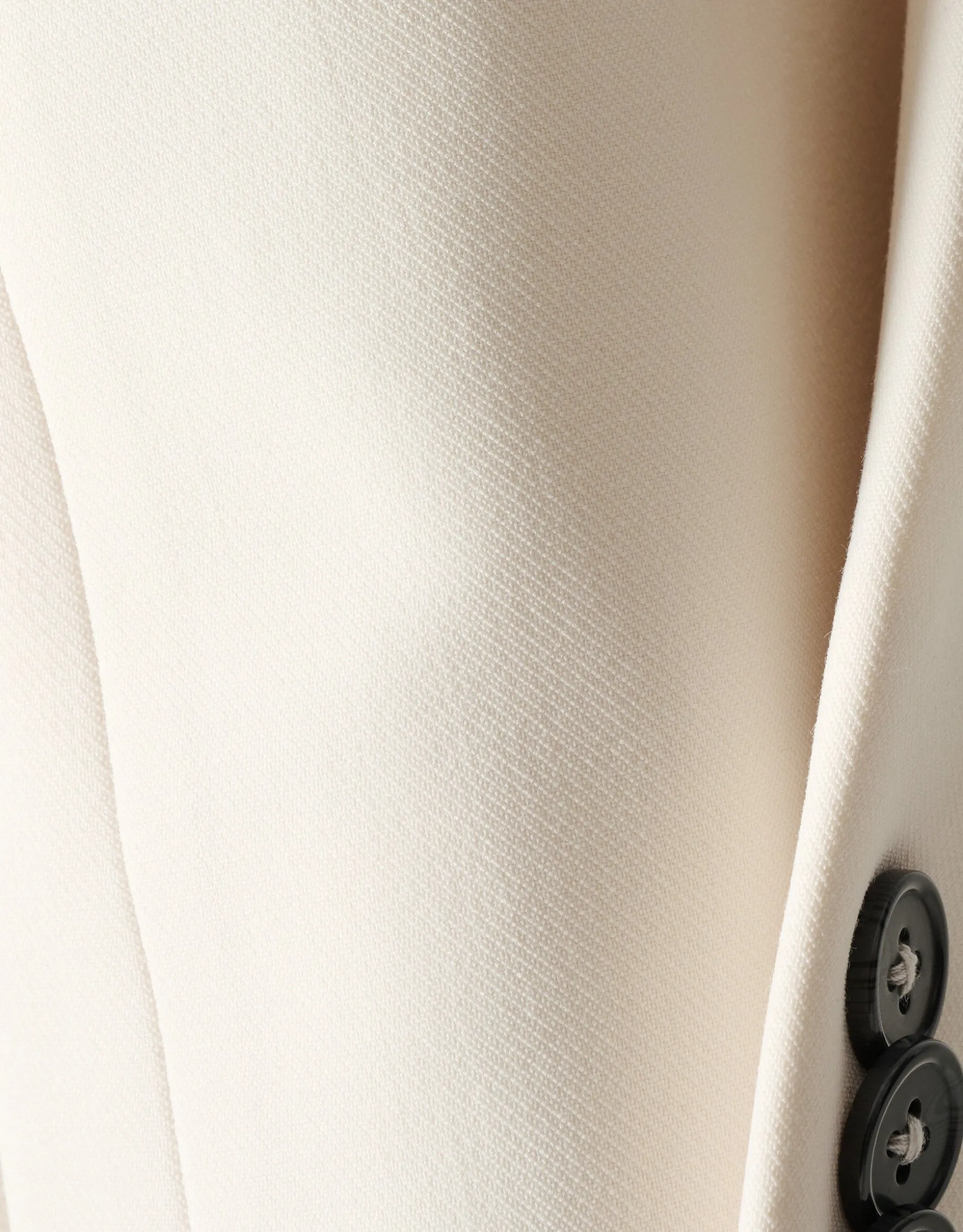 Oversized Deconstructed Blazer Gebroken Wit