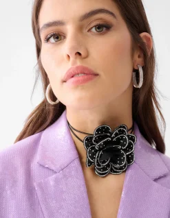 Oversized Pailletten Blazer Lichtpaars By Lizzy