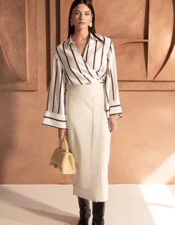 Overslag Rok Gebroken Wit By Mieke