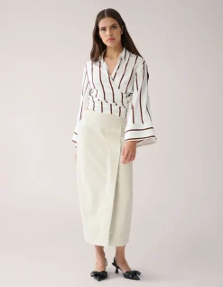 Overslag Rok Gebroken Wit By Mieke