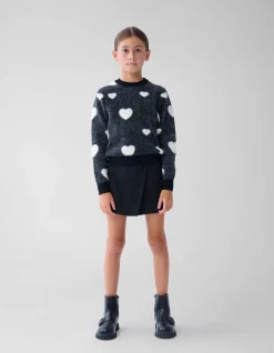 Overslag Skort Zwart