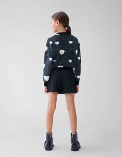 Overslag Skort Zwart