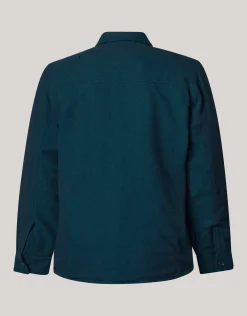 Padded Overshirt Donkergroen