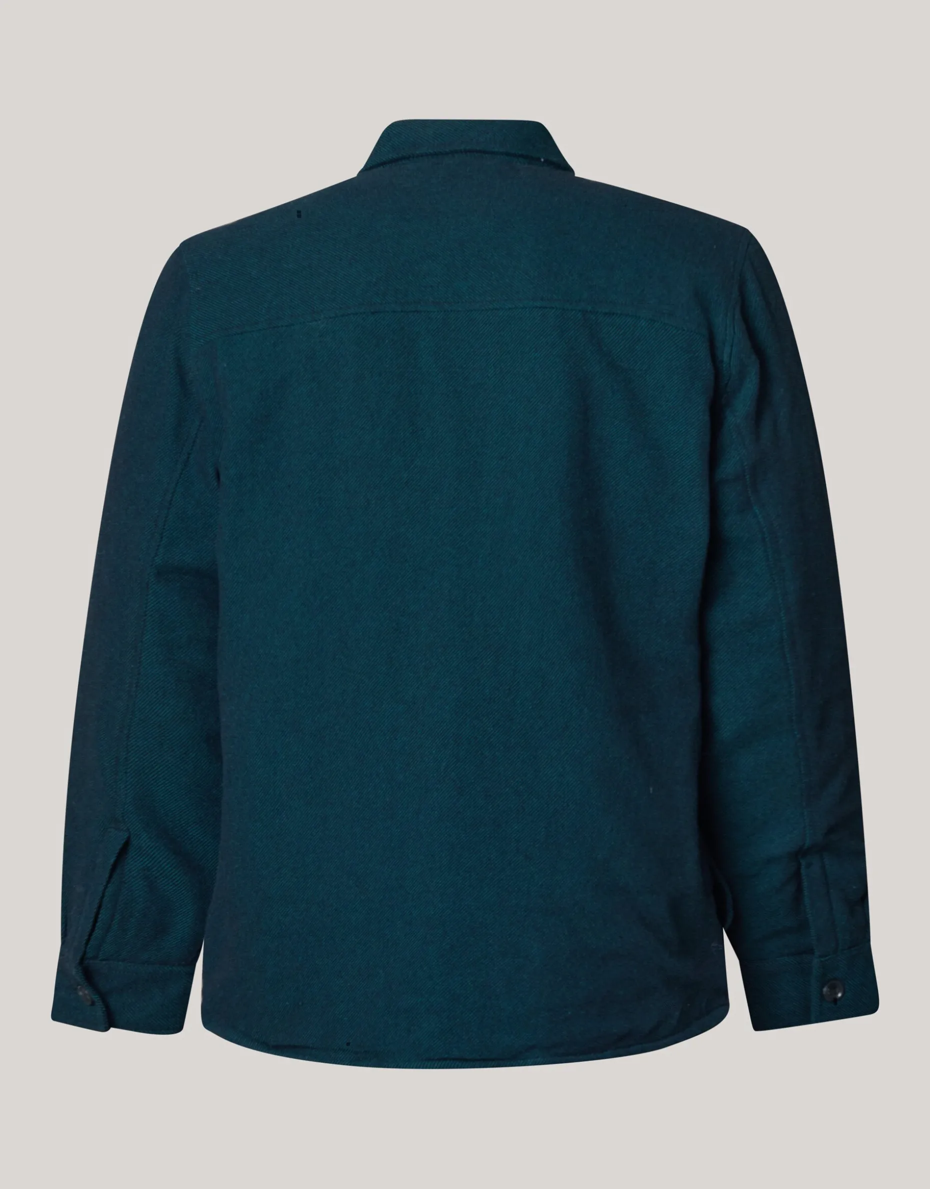 Padded Overshirt Donkergroen