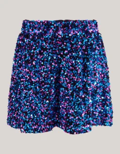 Pailletten Rok Multicolor