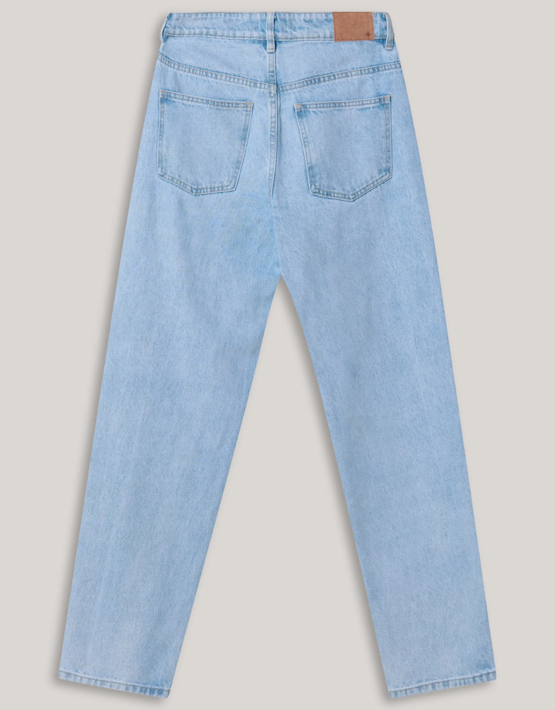 Parel Wide Leg Jeans Lichtblauw