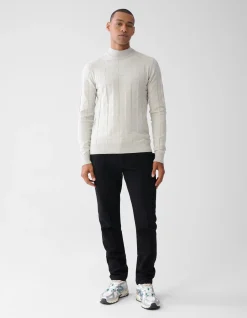 Pied De Poule Trui Lichtgrijs